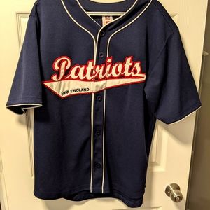 Baseball style NE Patriots Tom Brady jersey